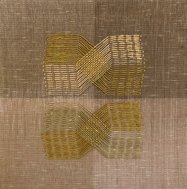 Meta Weave Reflection #1, 2024. 12"x12"