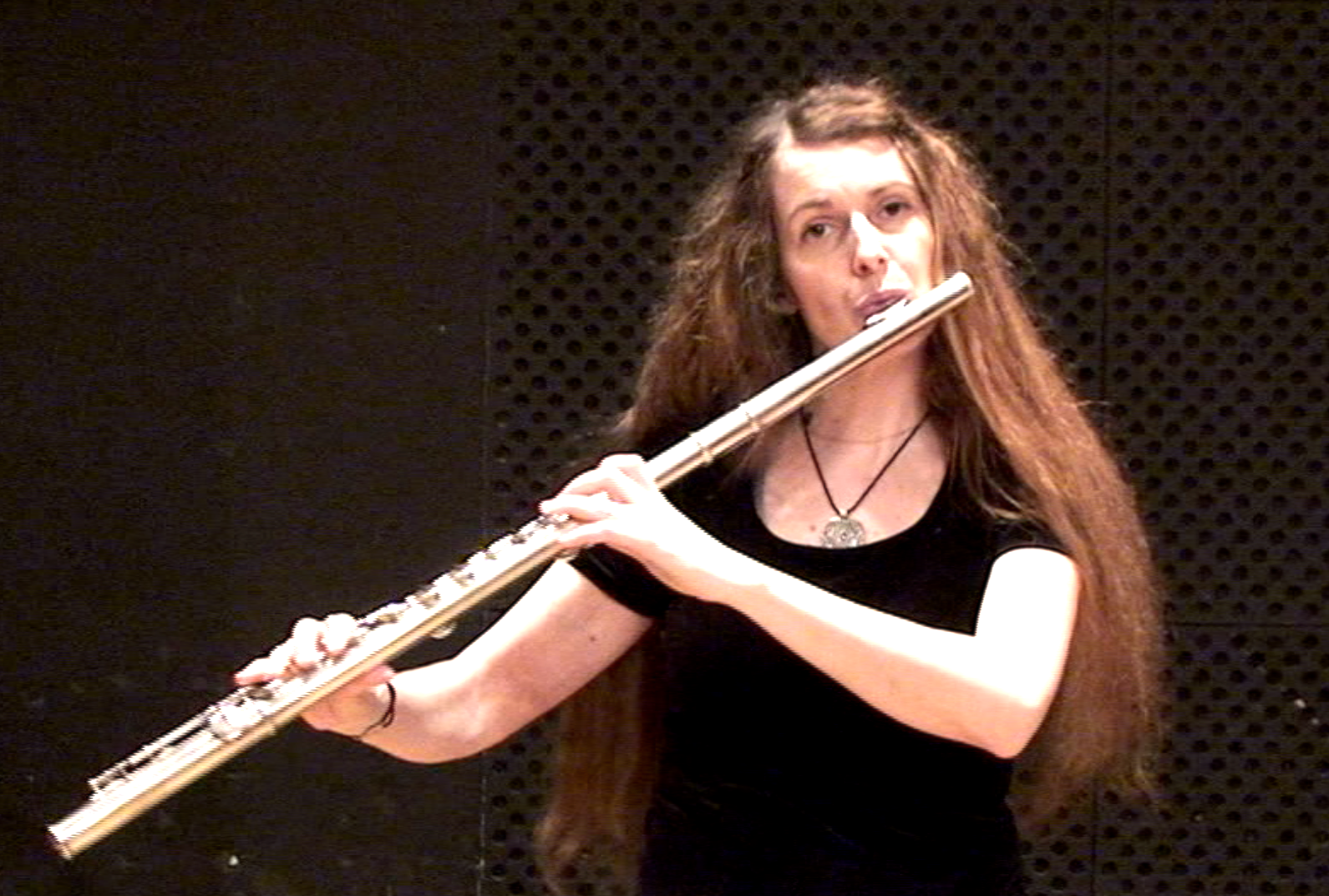 Recording session with Cécile Daroux at the Paris Conservatoire, April 2010