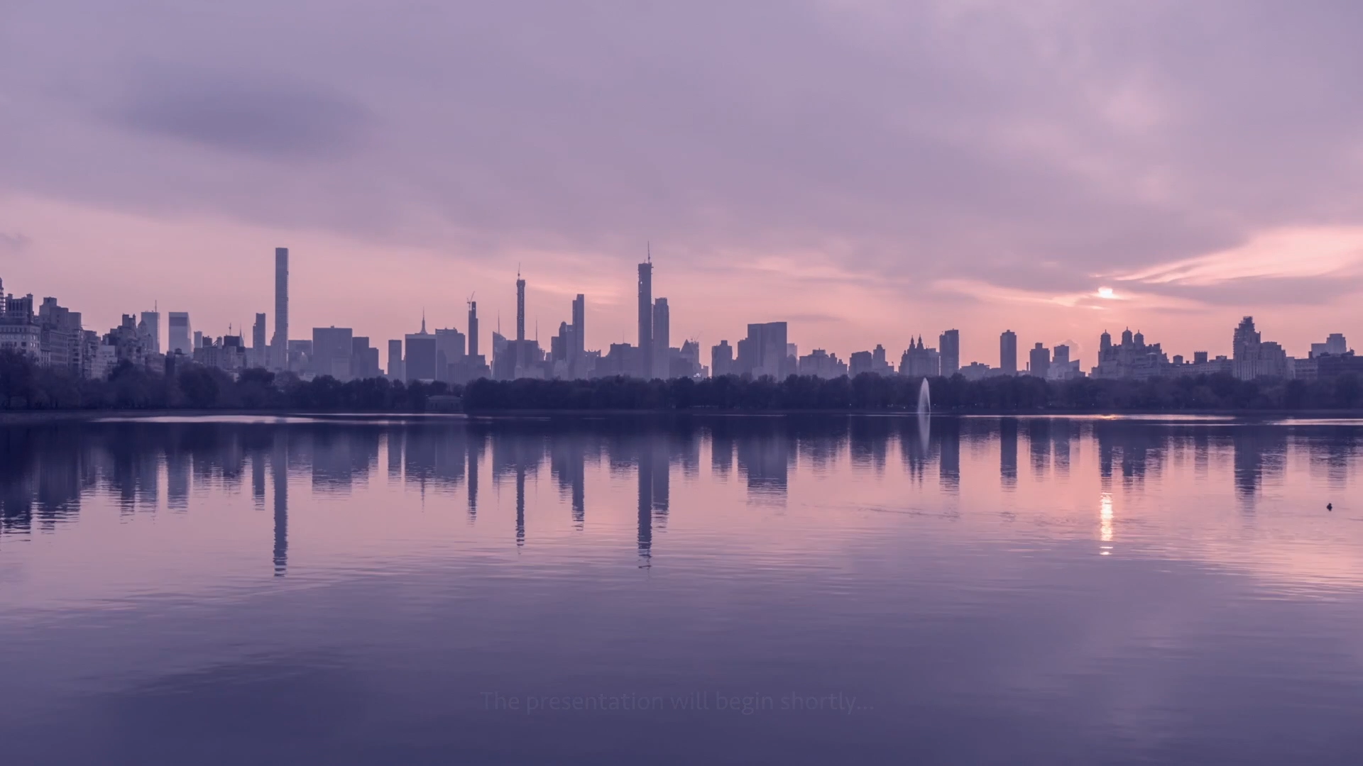 Image of a city skyline at dusk.  Used as a visual separator between text blocks.