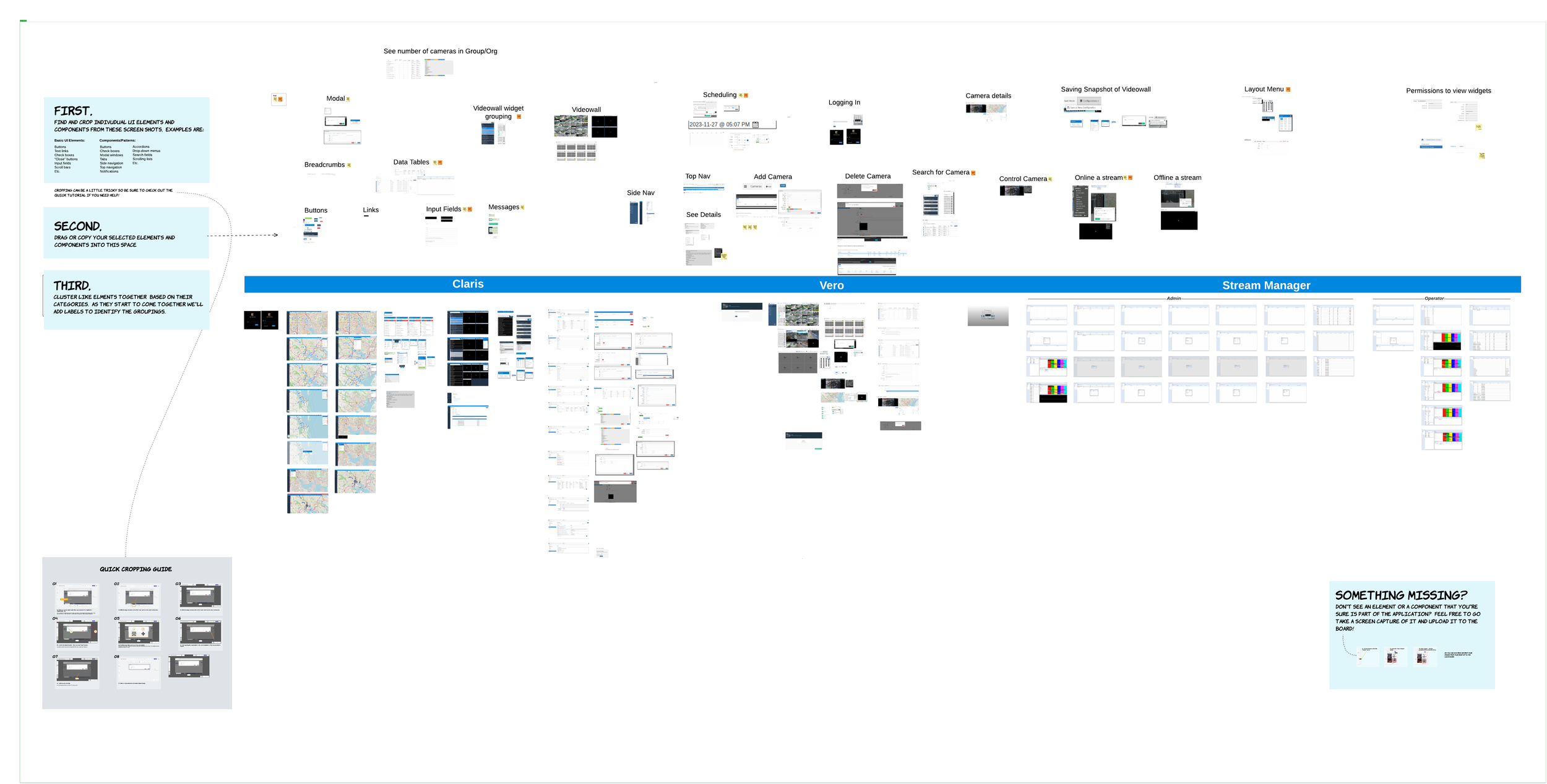 Pattern workshop board