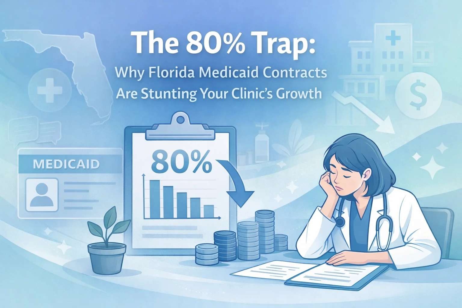 [HERO] The 80% Trap: Why Florida Medicaid Contracts Are Stunting Your Clinic's Growth