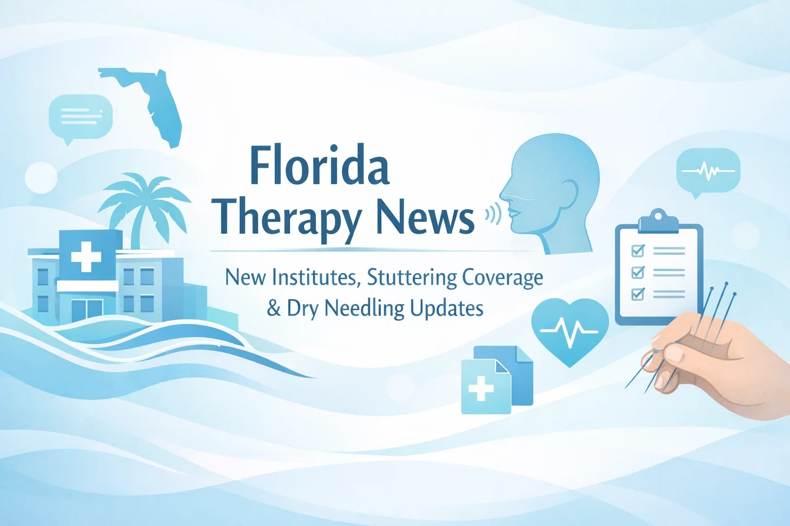 Florida Therapy News: New Institutes, Stuttering Coverage &amp; Dry Needling Updates