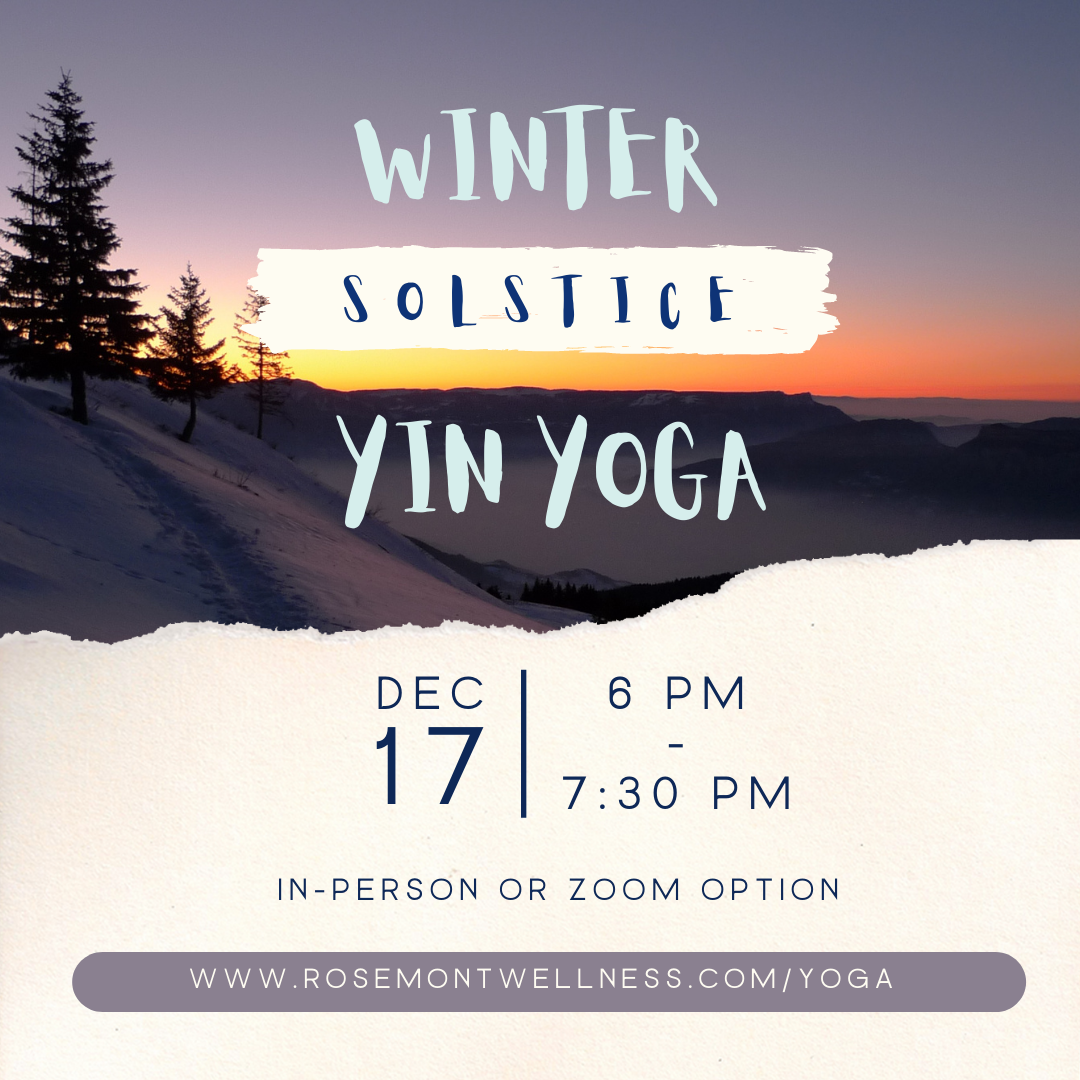 A Winter Solstice Yin Yoga Practice 