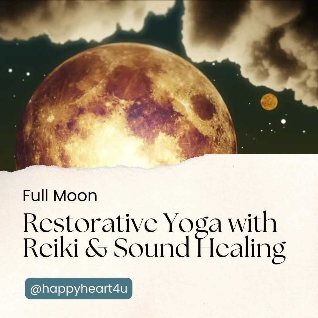 Full Moon Restorative Yoga with Reiki &amp; Sound Healing
