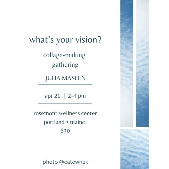 Community Circle - What's Your Vision: A Collage Making Gathering