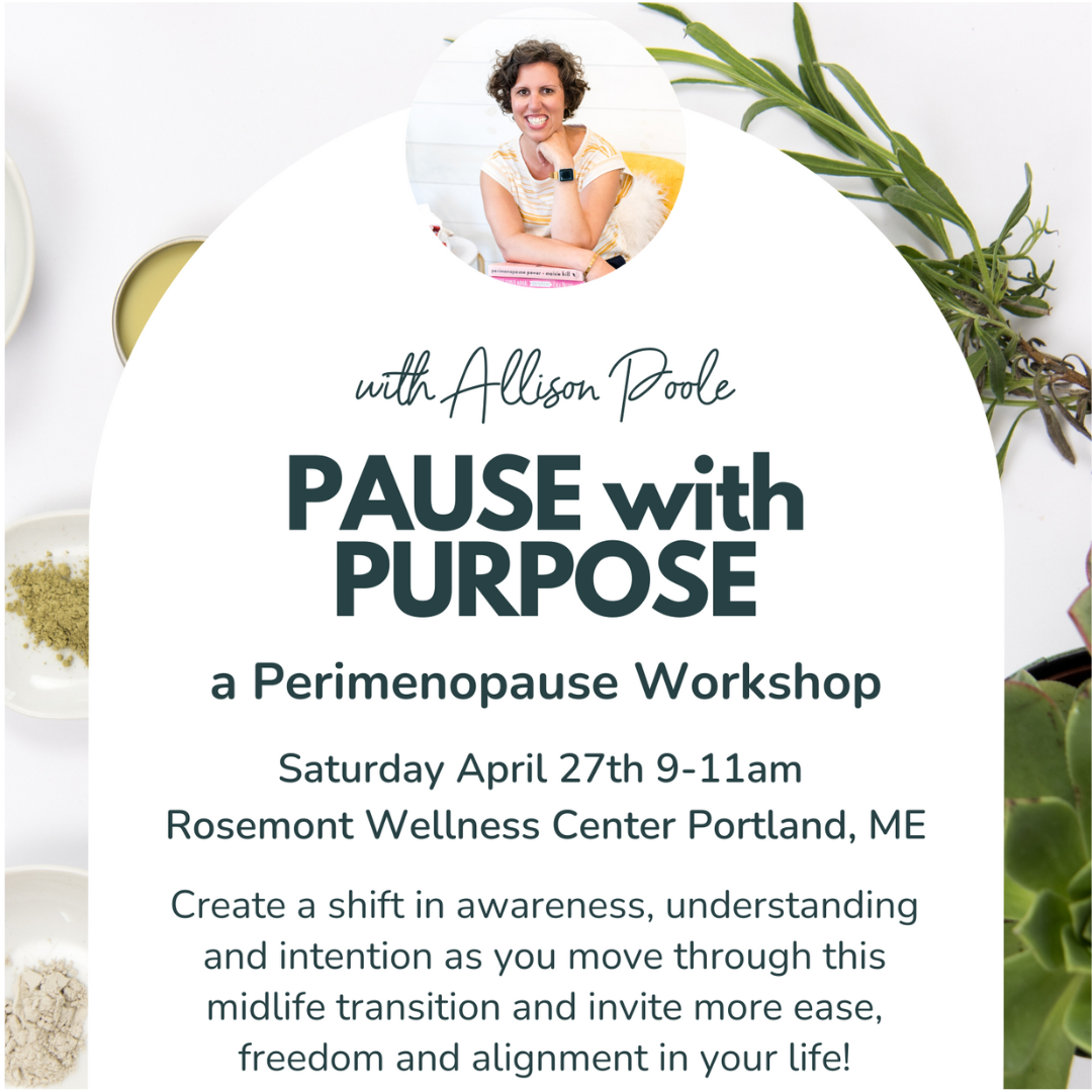 Pause with Purpose: A Perimenopause Workshop