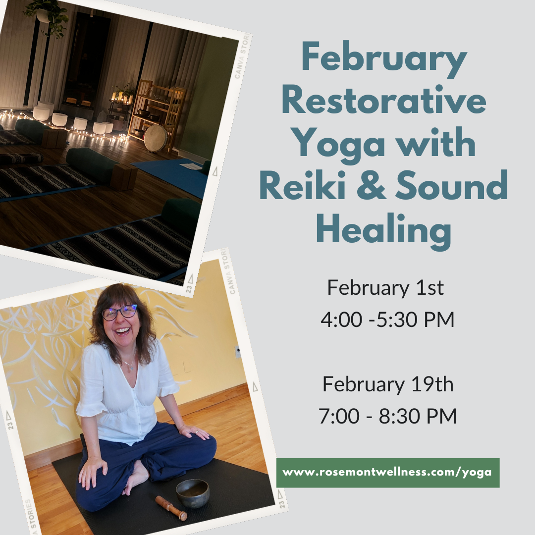 February Restorative Yoga with Reiki &amp; Sound Healing