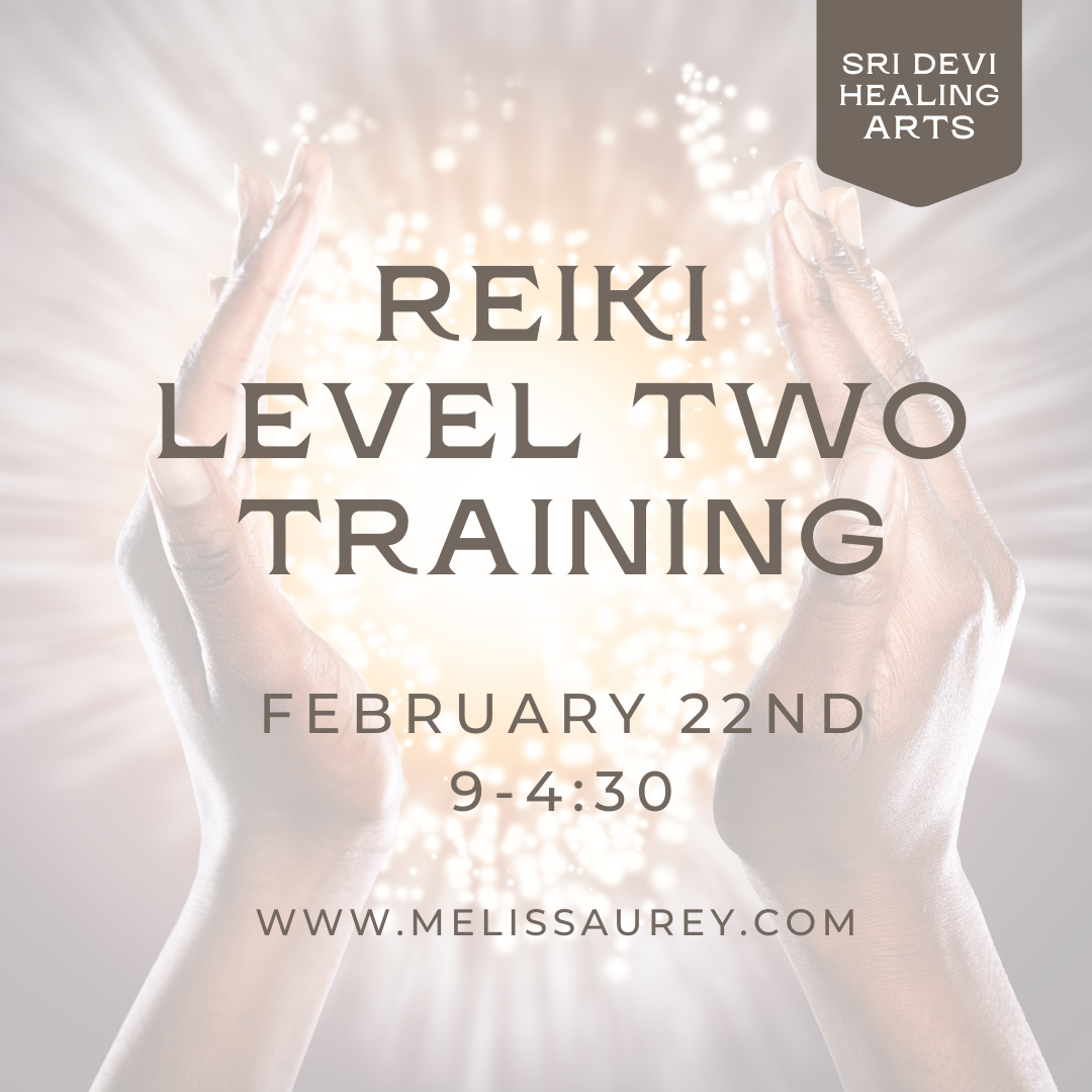 Reiki Level Two Training with Sri Devi Healing Arts