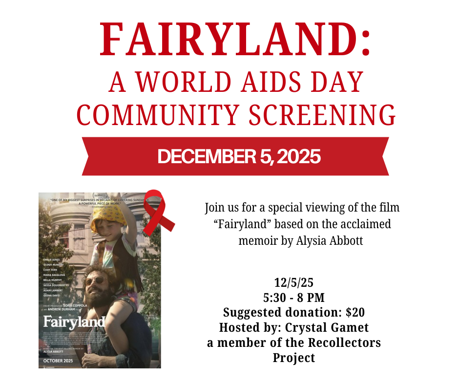 Fairyland: A World AIDS Day Community Screening