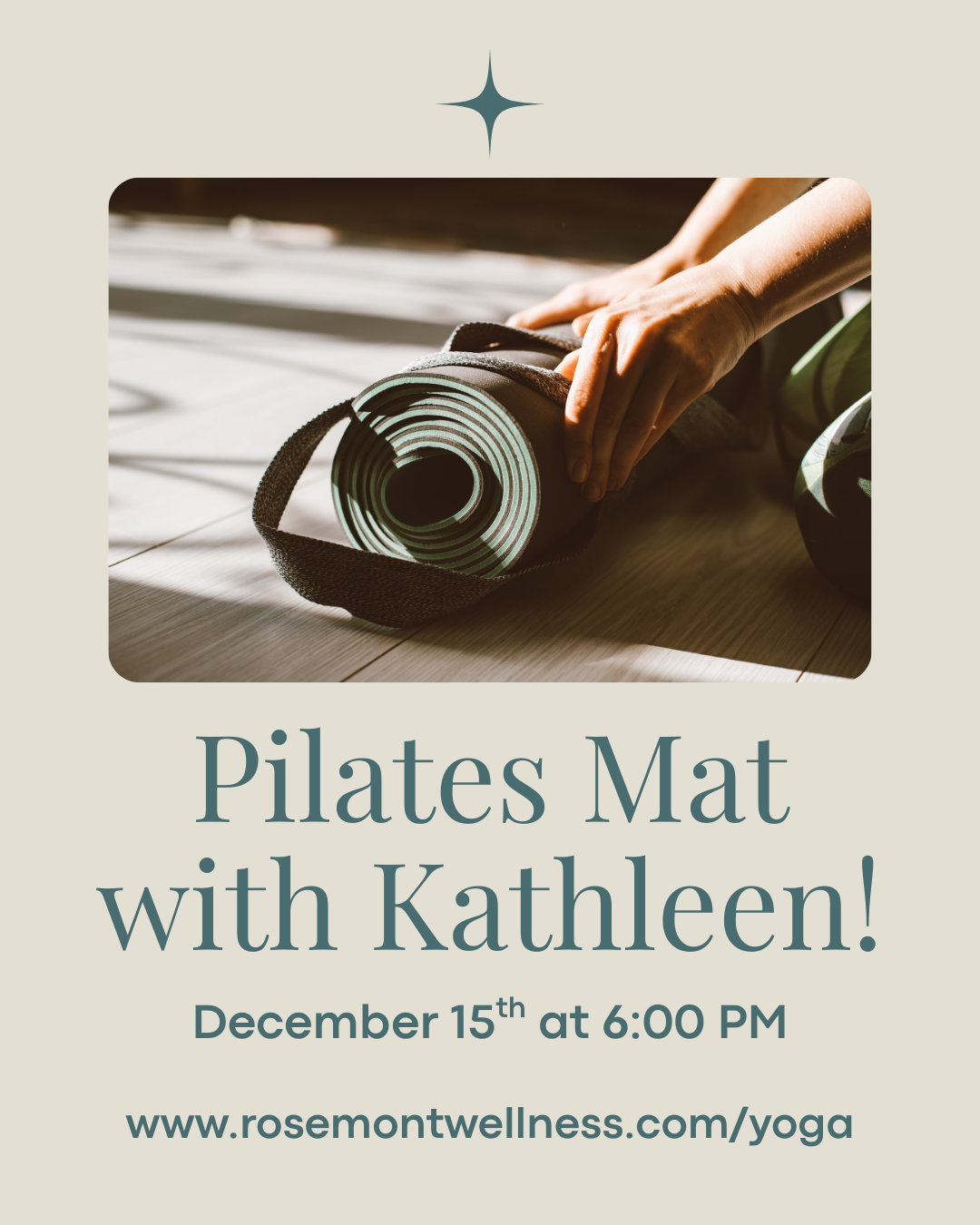 Pilates Mat Pop Up Class with Kathleen