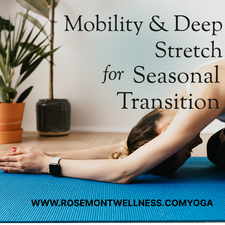 Mobility and Deep Stretch for Seasonal Transition Pop Up Series