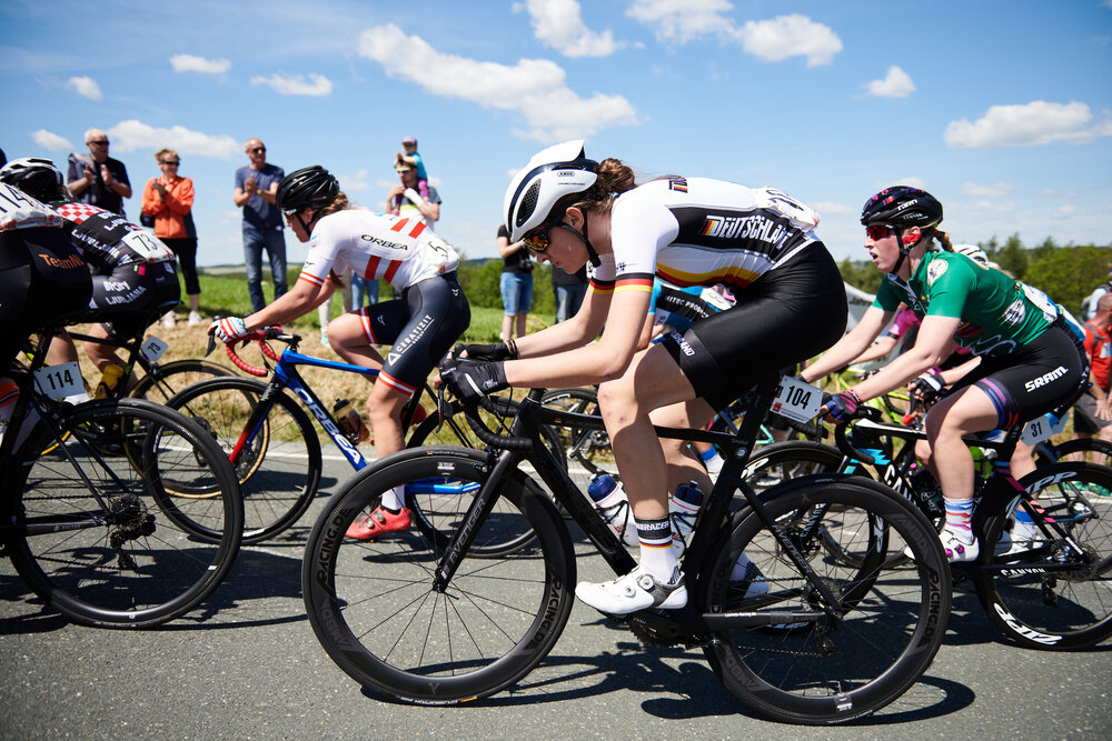  Finja Smekal (GER) on Hankaberg at Lotto Thüringen Ladies Tour 2019 - Stage 3, a 97.8 km road race in Dörtendorf, Germany on May 30, 2019. Photo by Sean Robinson/velofocus.com 