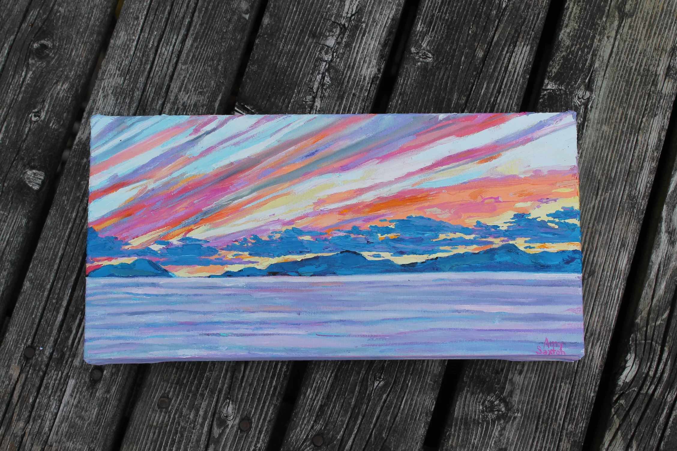 Sunset Over the Strait of Georgia