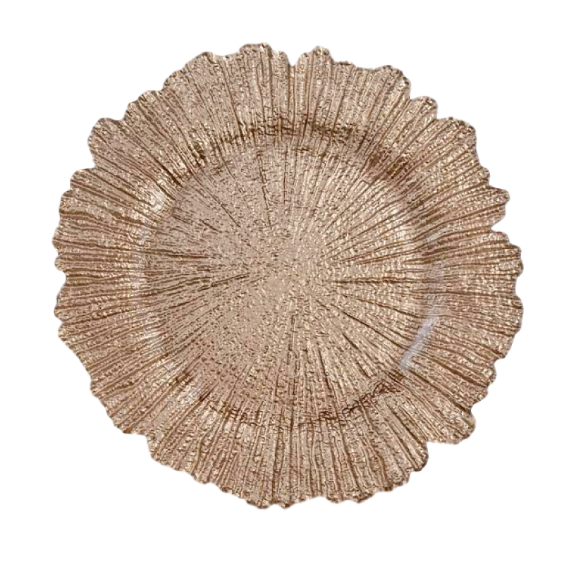 SPONGE CHAMPAGNE CHARGER available in: Charger Plate (13")