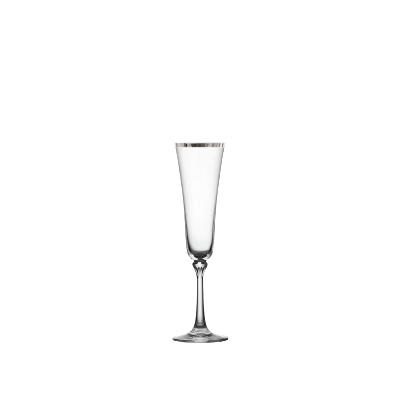PLATINUM RIM CHAMPAGNE FLUTE available in: 7.3 ounce