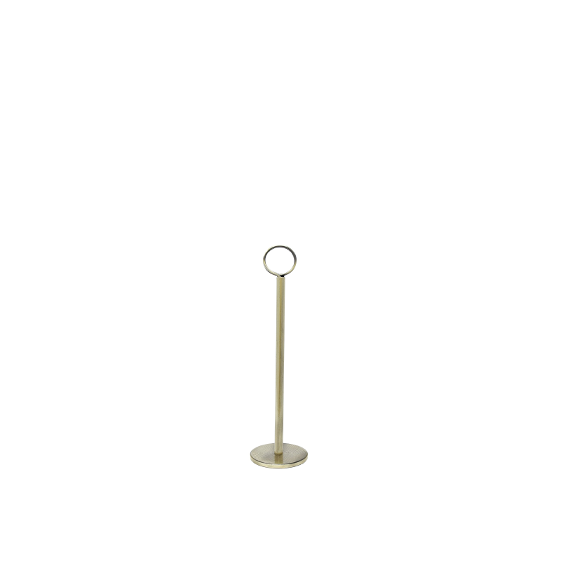 GOLD TABLE NUMBER STAND available in: 12"