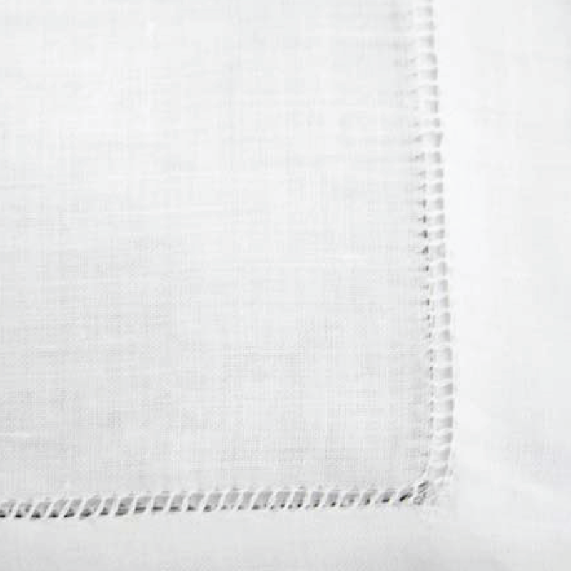 WHITE LINEN HEMSTITCH NAPKIN available in: 20"x20"