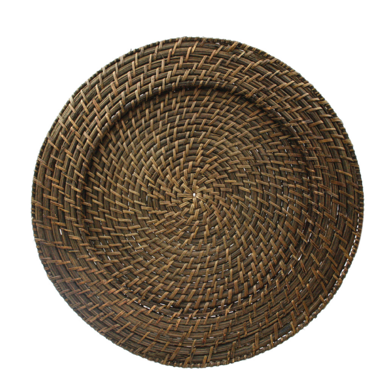 BROWN RATTAN CHARGER available in: Charger Plate (13")