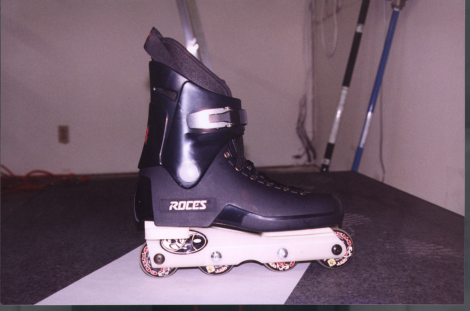 The Juice System wasn't a thing yet, that heel plate was just for stability and not performance. You can see how short it was.