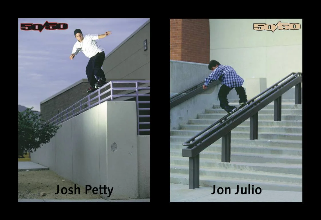 The outside of the hang tag had pictures of Jon Julio and Joshua Petty.