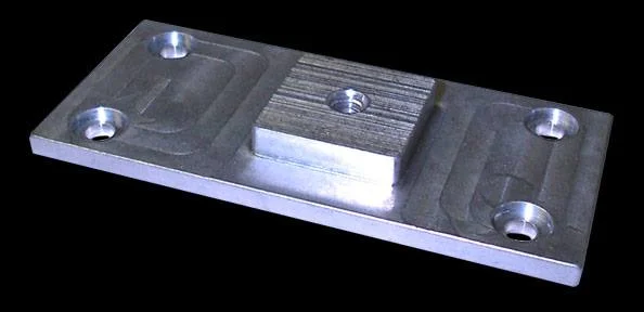 This is the back adapter. It was really thin, maybe 4mm at the most, which was enough to hold the frames securely.