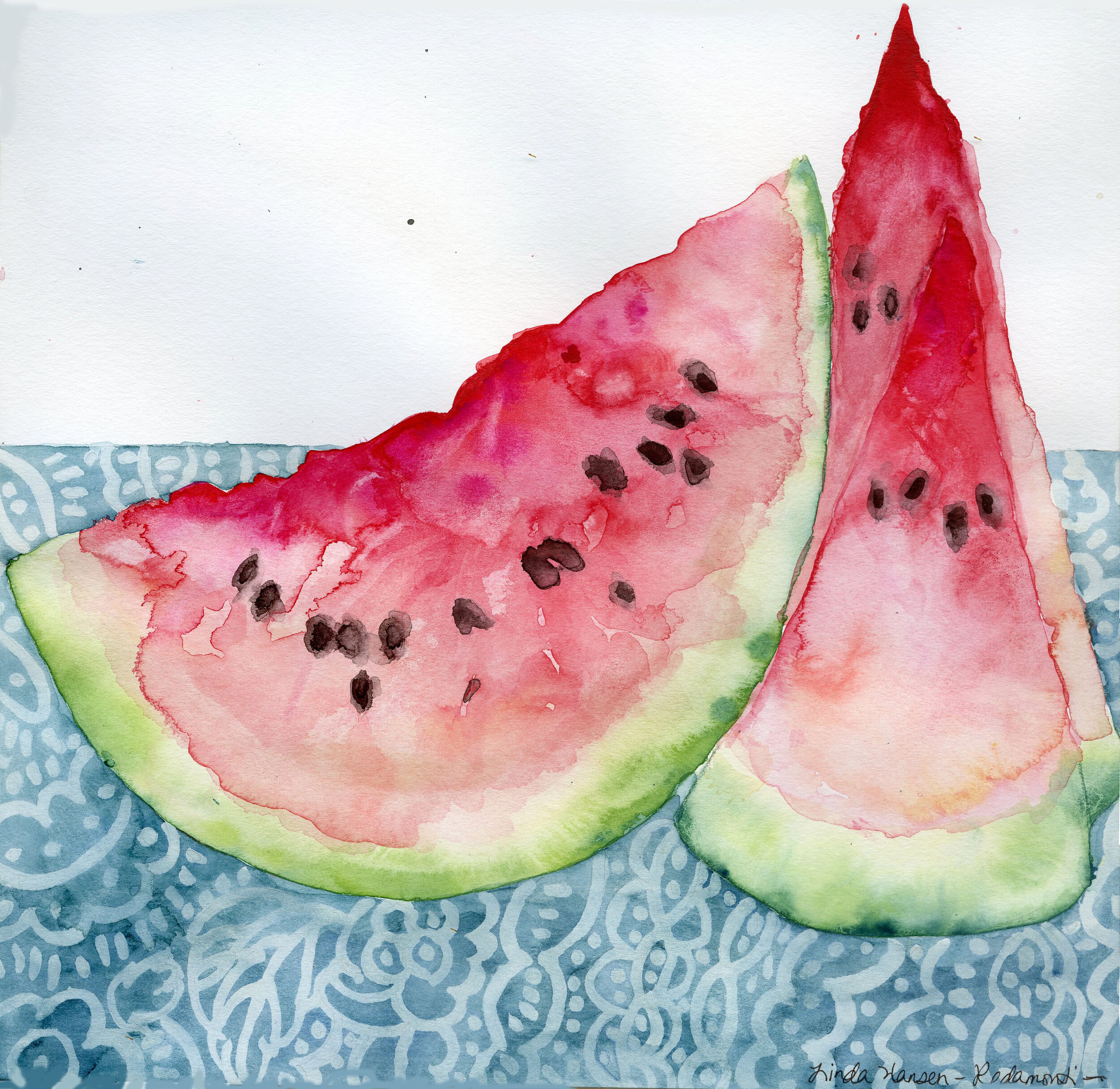"Watermelon Tablecloth"
