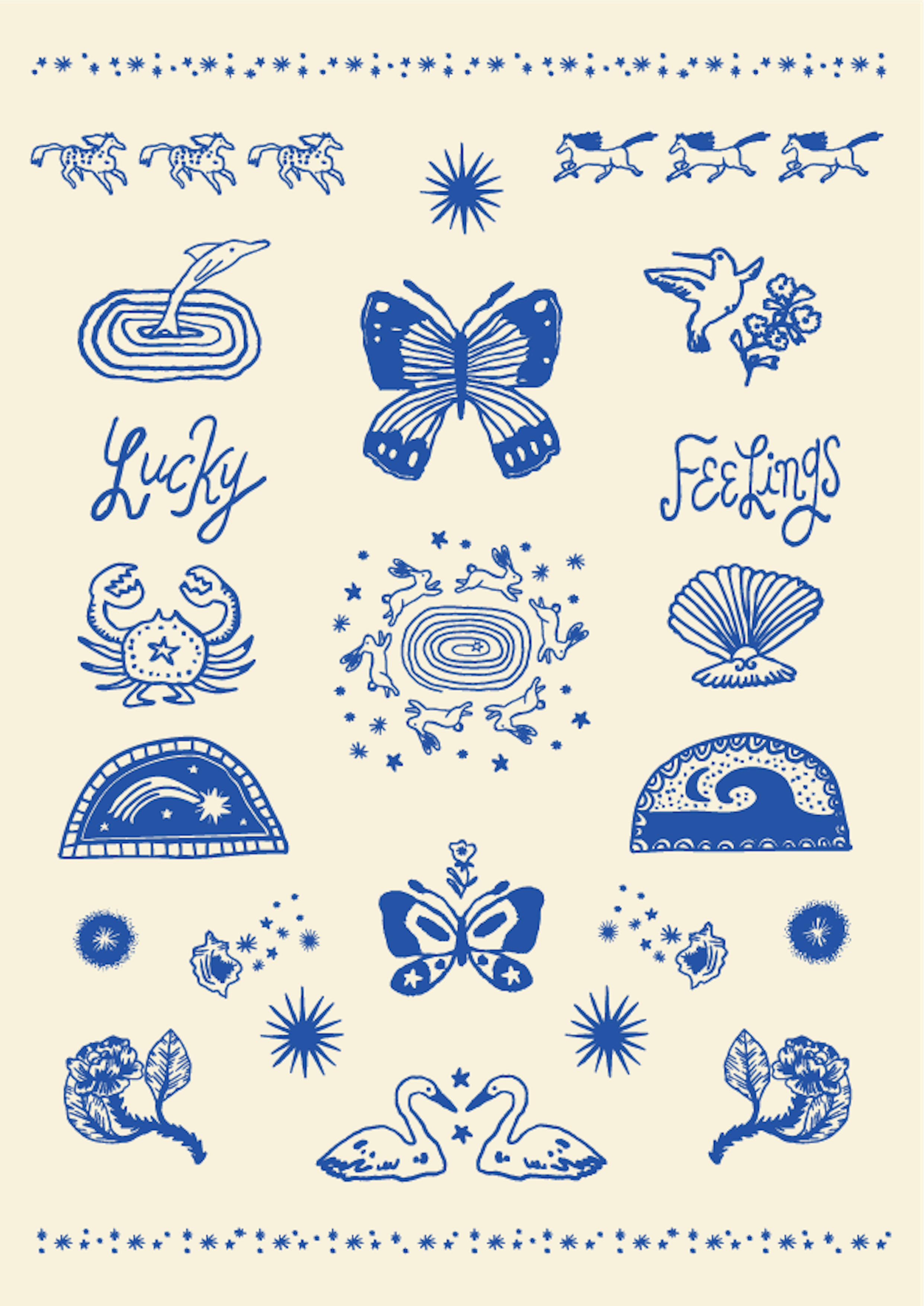 Lucky Feelings Sticker Sheet