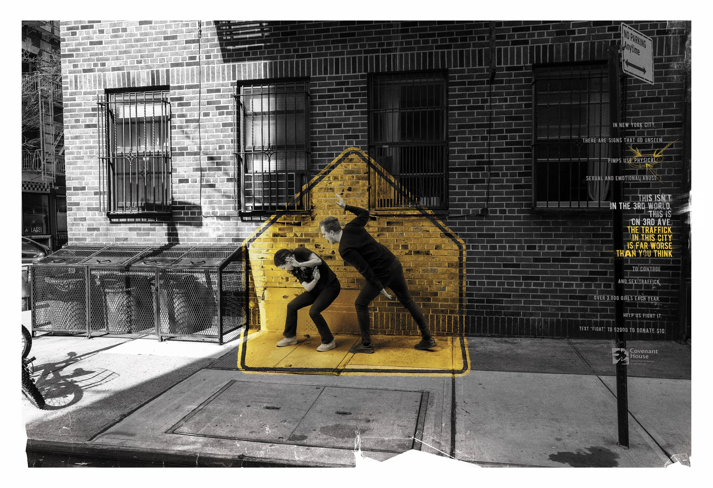 COVENANT HOUSE - SEX TRAFFICKING TRANSIT POSTER