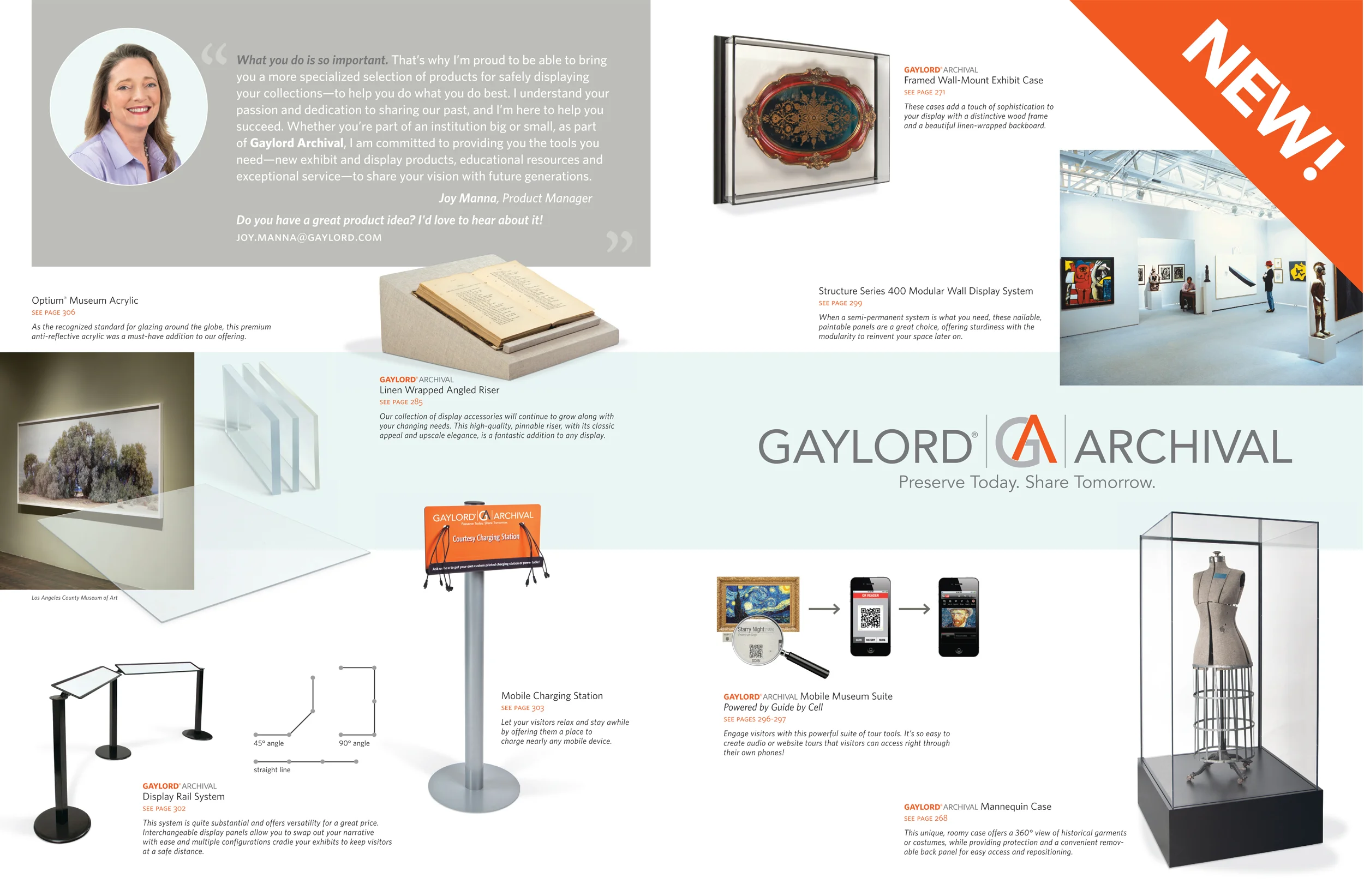 Exhibit & Display, new product spread