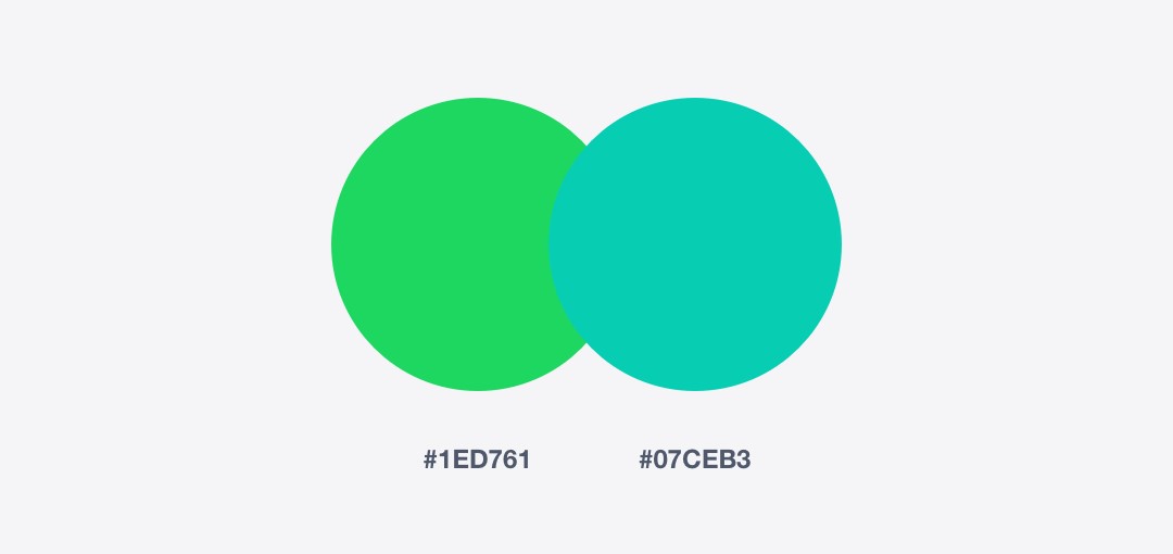 That’s the new green on the right. Look at it, evoking feelings of hope and excitement. The old green will always have special place in our hearts.