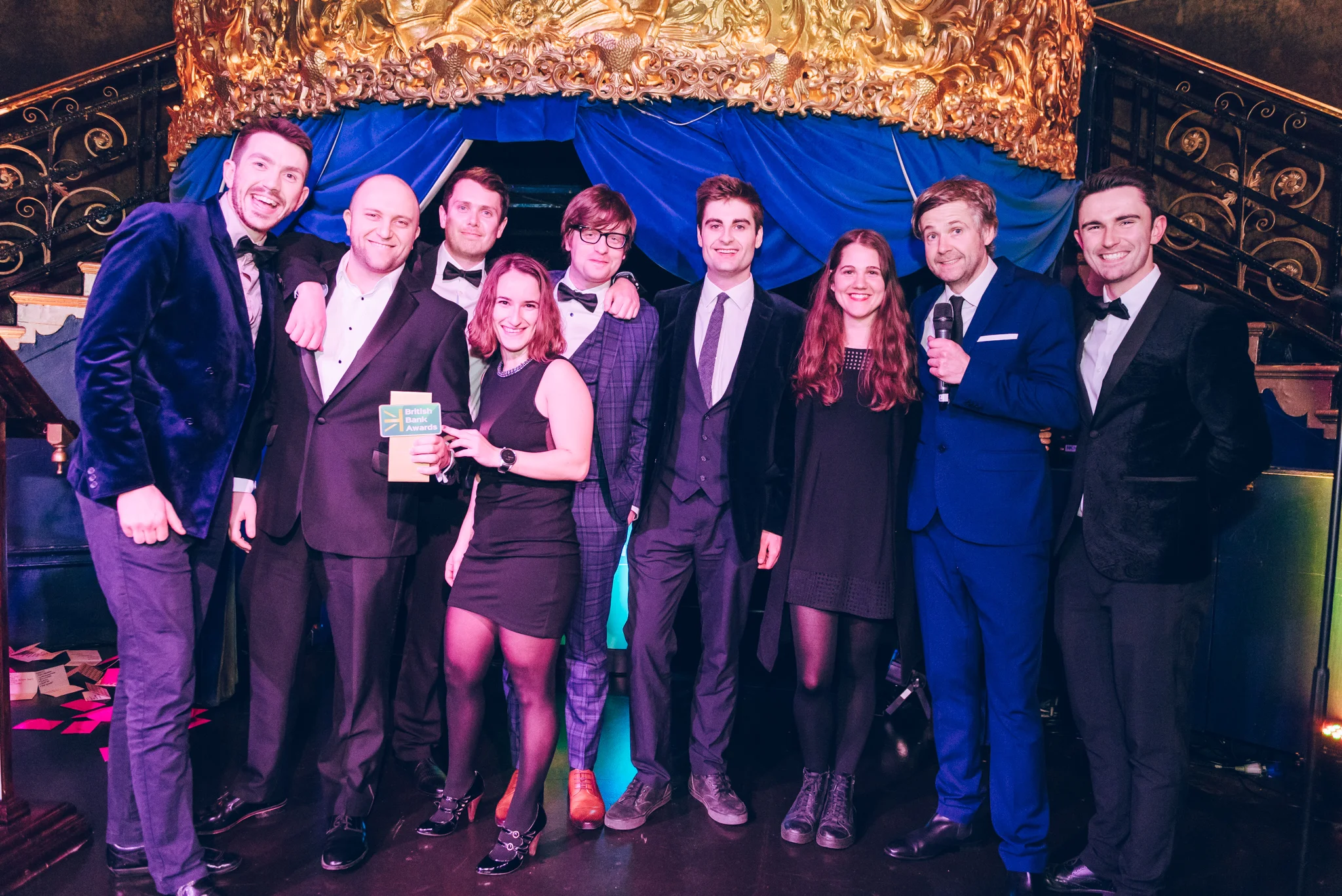 Chip’s fast-growing team here delighted to take to the stage and celebrate. Tali, our COO, says she should be holding the award here.