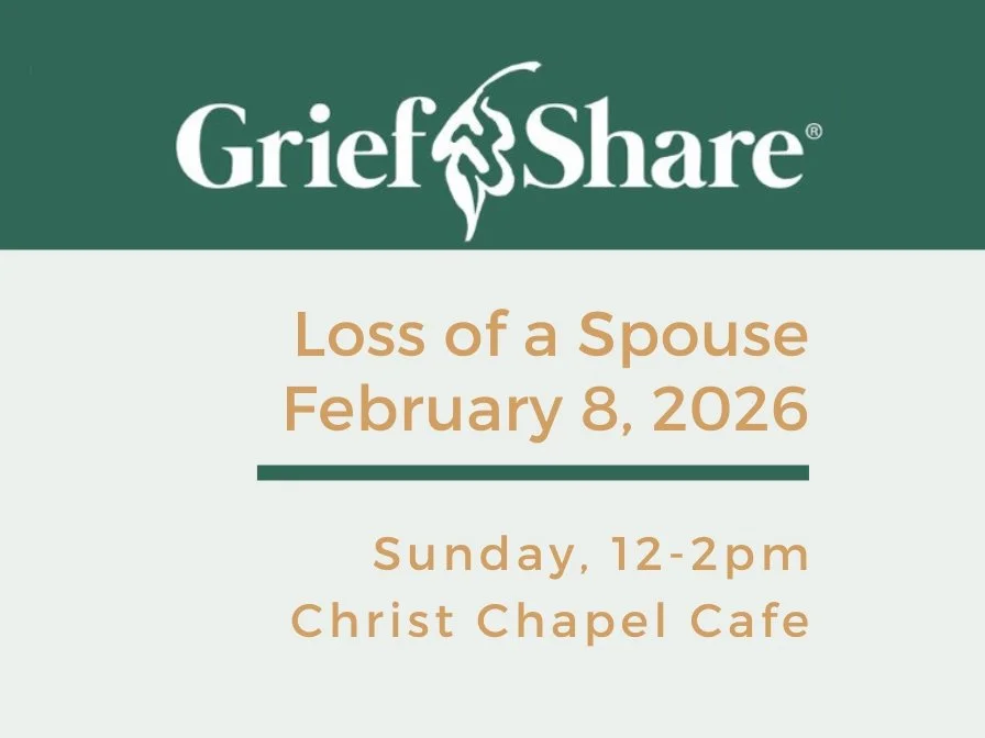 Grief Share Loss of a Spouse 