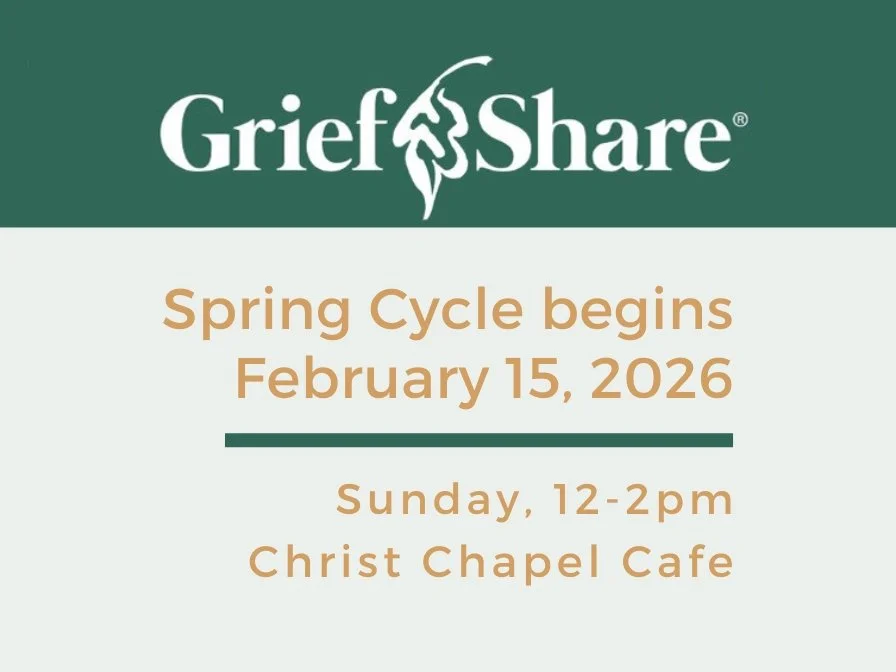 Grief Share Spring 2026