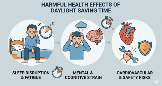 The Health Effects of Daylight Savings