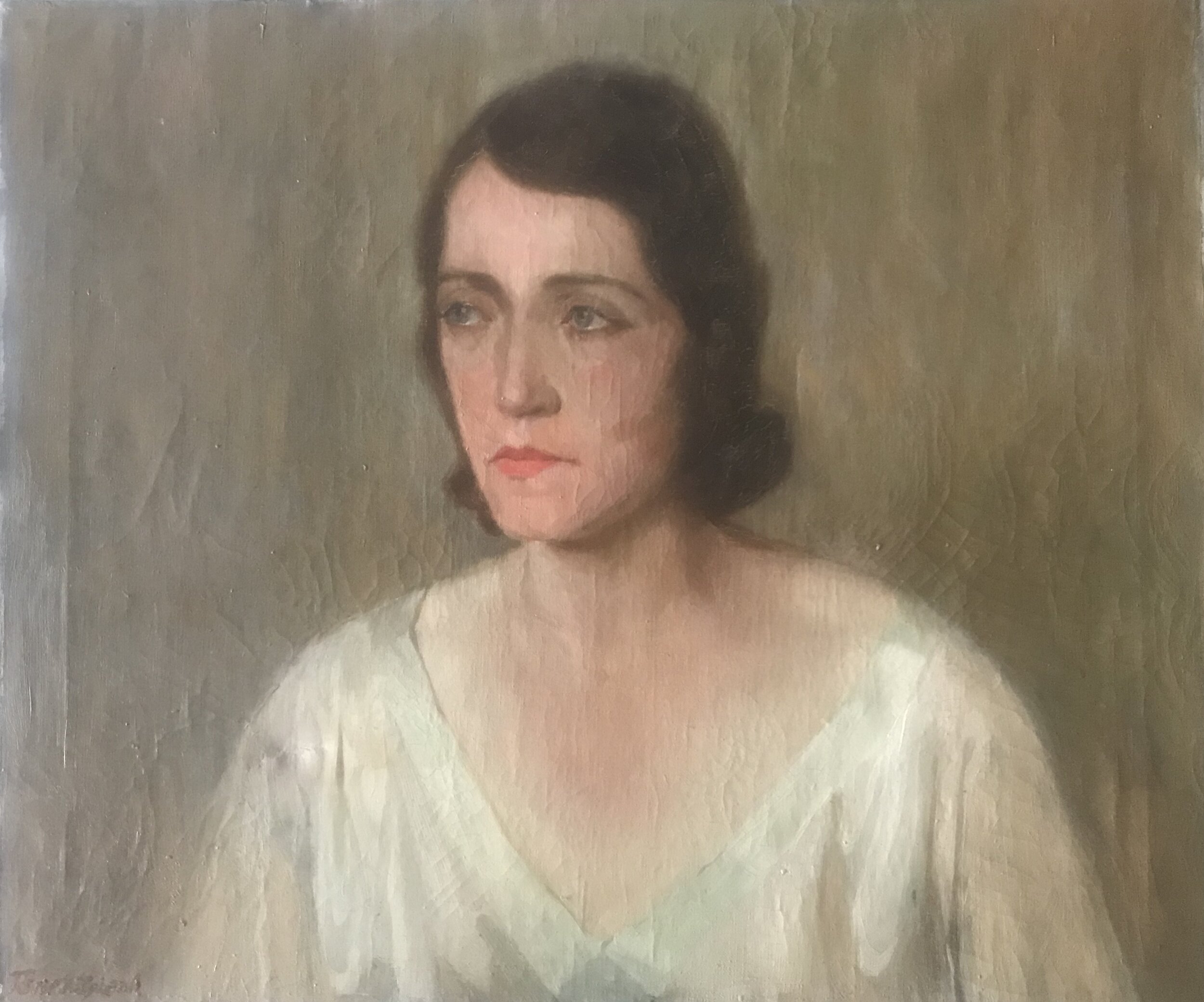 Peter Hristoff’s grandmother Victorya Hristova painted by grandfather PD Hristoff.