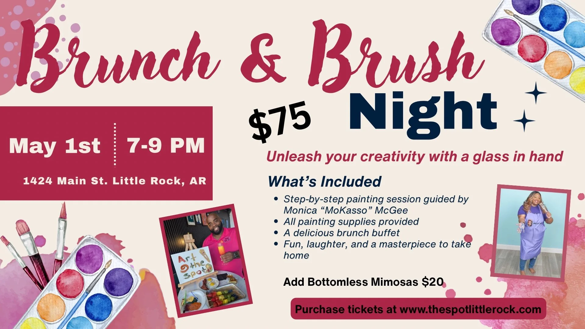 Brunch & Brush at The Spot