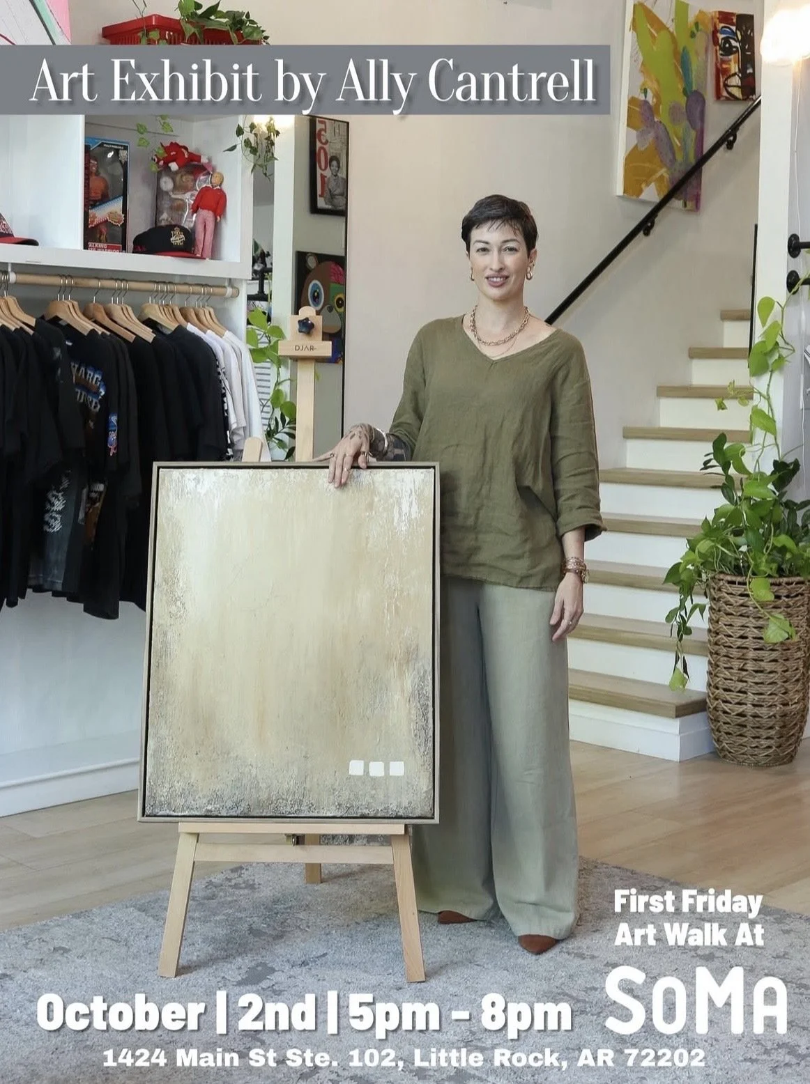 Art Exhibit by Ally Cantrell- Back to Vida Cafe