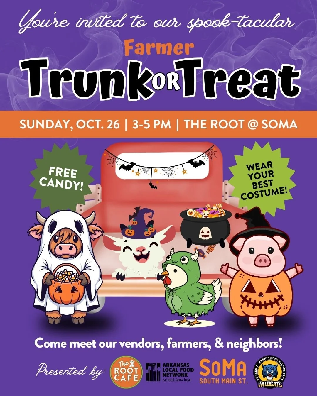 4TH Annual Farmer Trunk-Or-Treat | The Root Cafe — SoMa