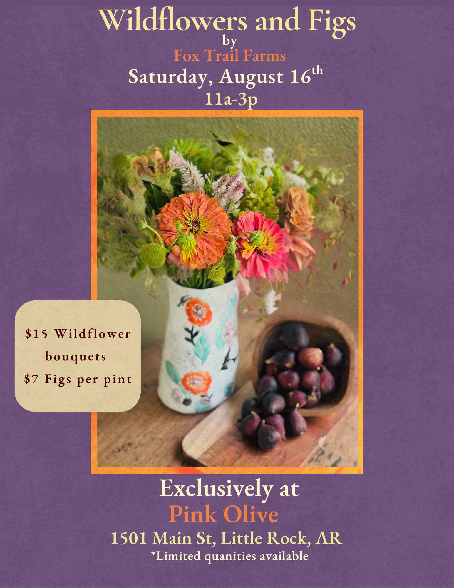 Wildflowers x Figs Collaboration Event | Pink Olive