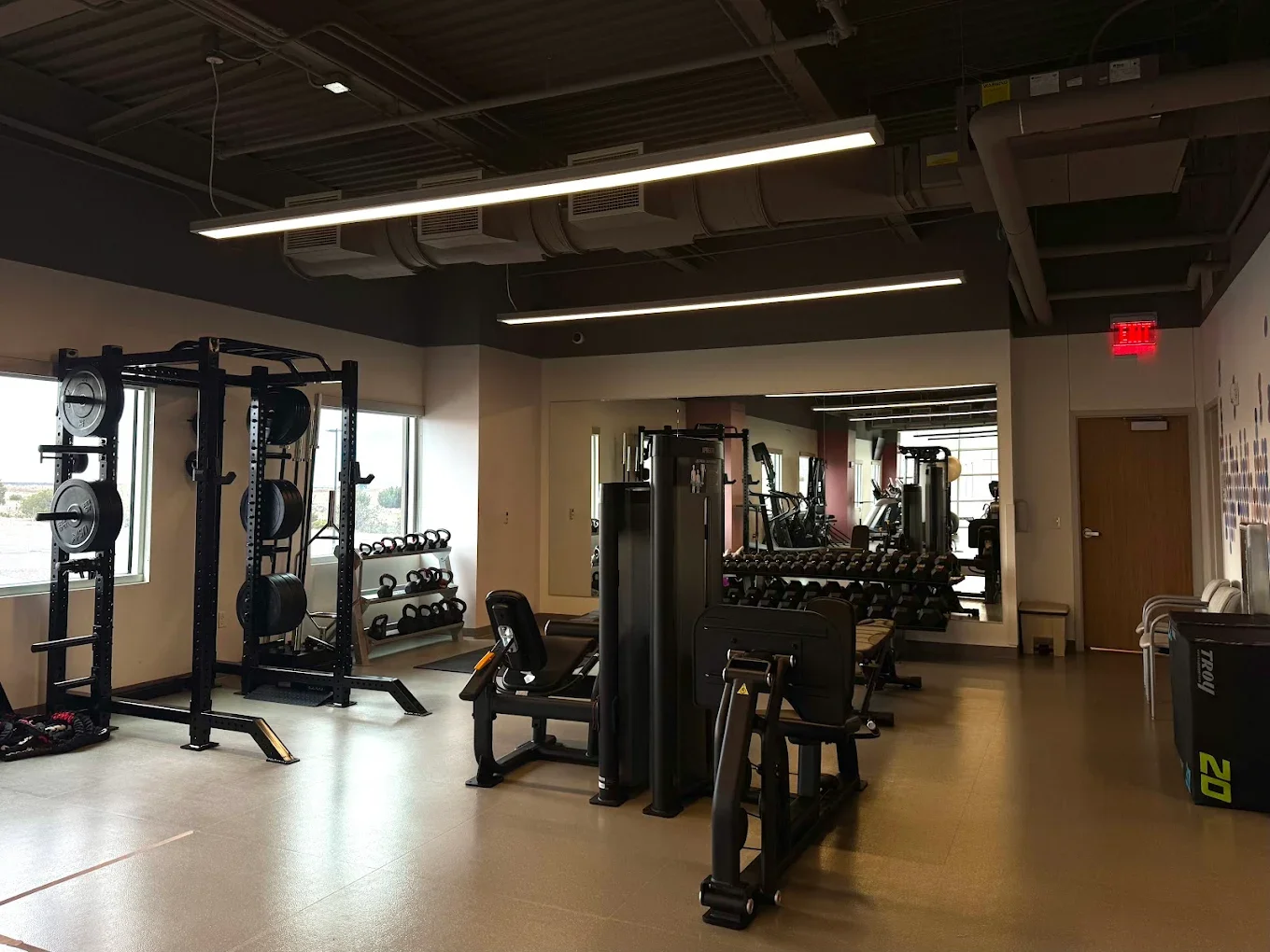 View of the gym