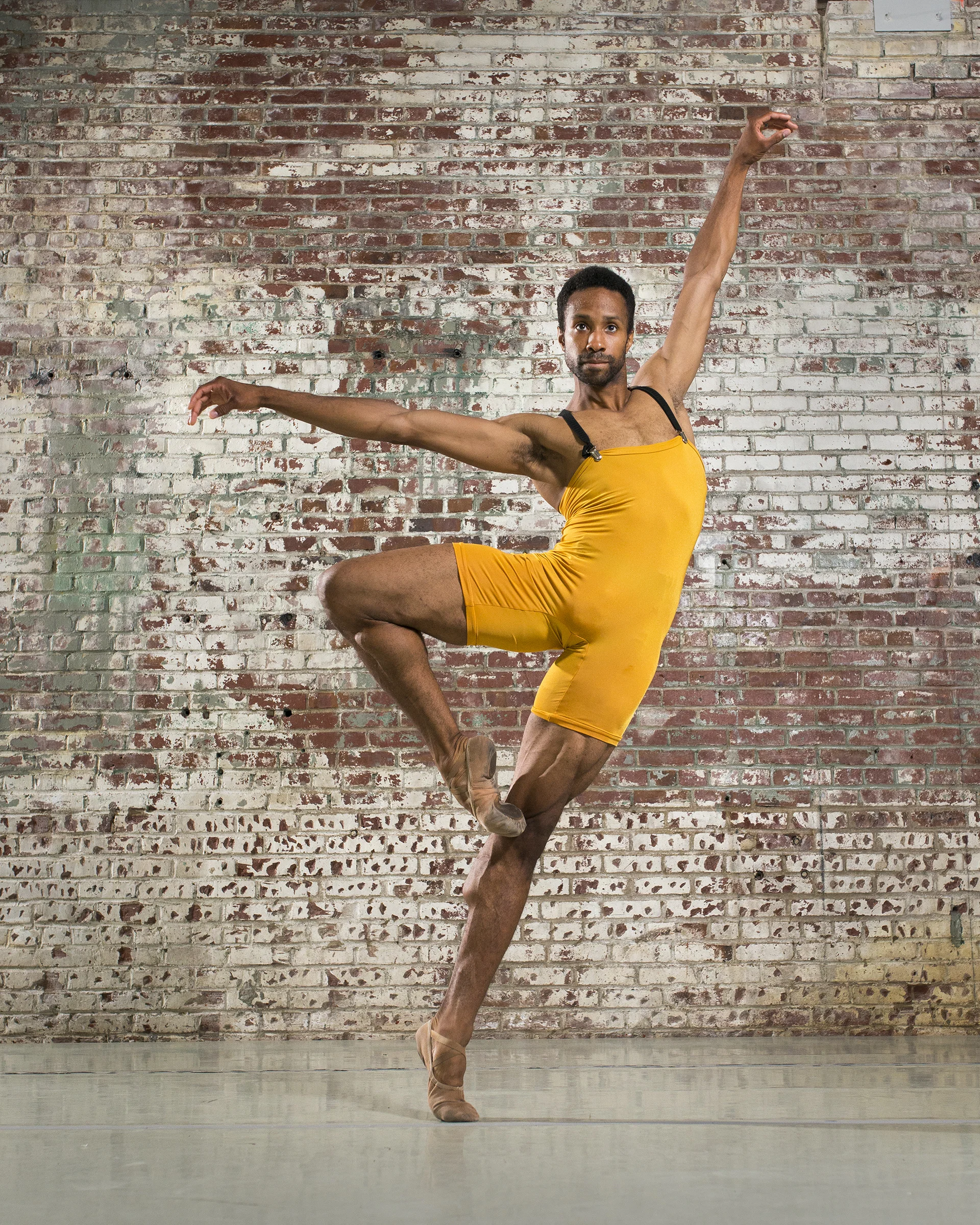 Dancer Jermel Tavon Johnson of the Pennsylvania Ballet. Photographed in Philadelphia, PA.