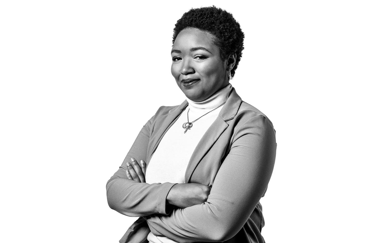 Studio portrait of Anea Moore, Rhodes Scholar. Shot for the April 2019 issue of Philadelphia Magazine.