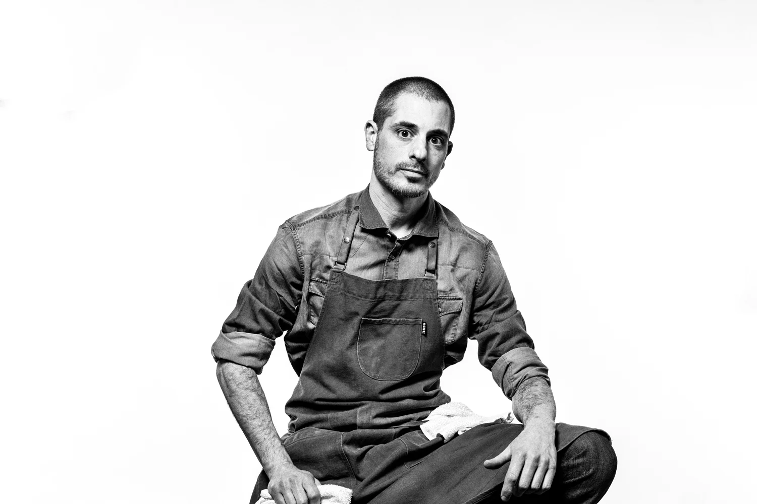 Studio portrait shoot with Anthony Andiario, chef and restaruant owner. Shot for the April 2019 issue of Philadelphia Magazine. Photo by Kyle Kielinski