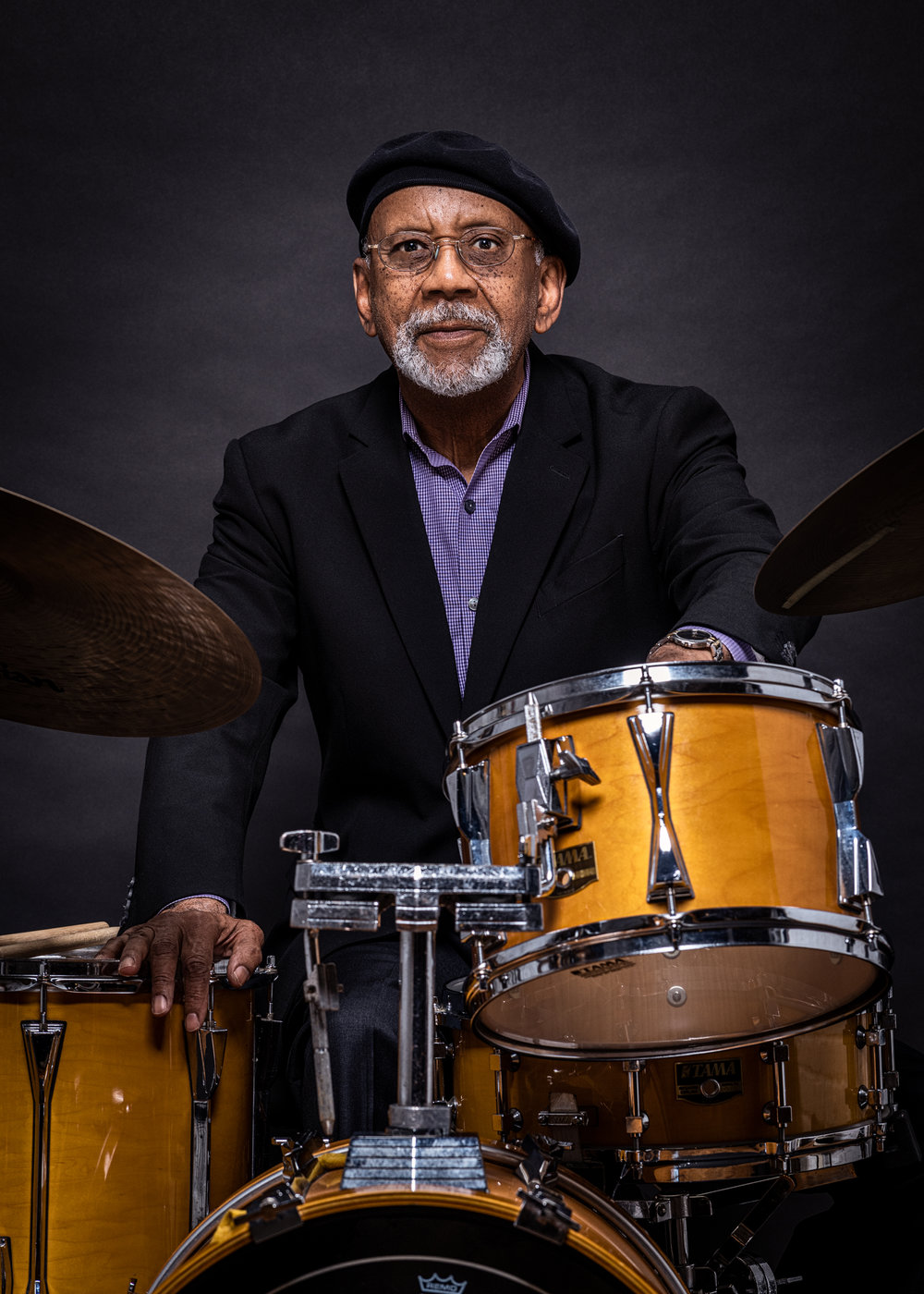  Portrait of drummer Alan Nelson for Philadelphia Jazz Project 
