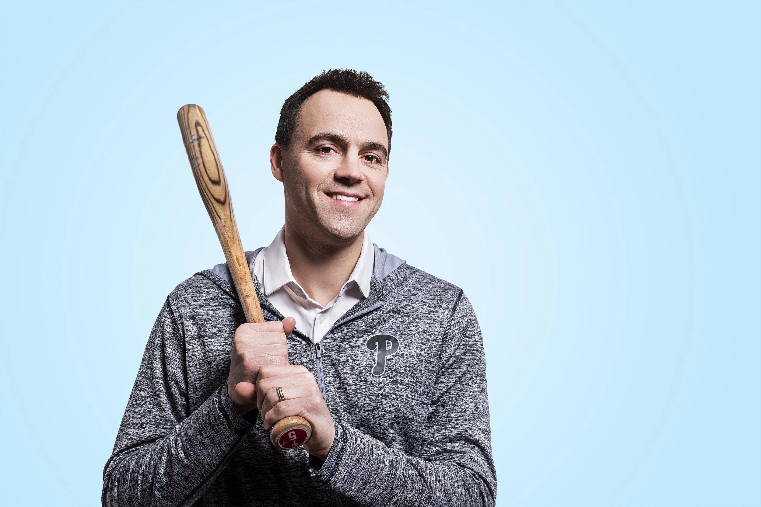  Portrait of Matt Klentak, General Manager of the Philadelphia Phillies baseball team for Philadelphia Magazine April 2019  Photograph by Linette &amp; Kyle Kielinski 