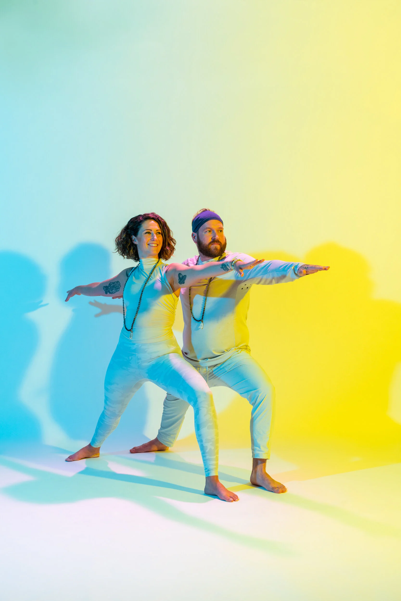  Studio portraits of Unity Yoga owners Arielle and Robert Ashford for Be Well Philly magazine. Photos by Linette & Kyle Kielinski 