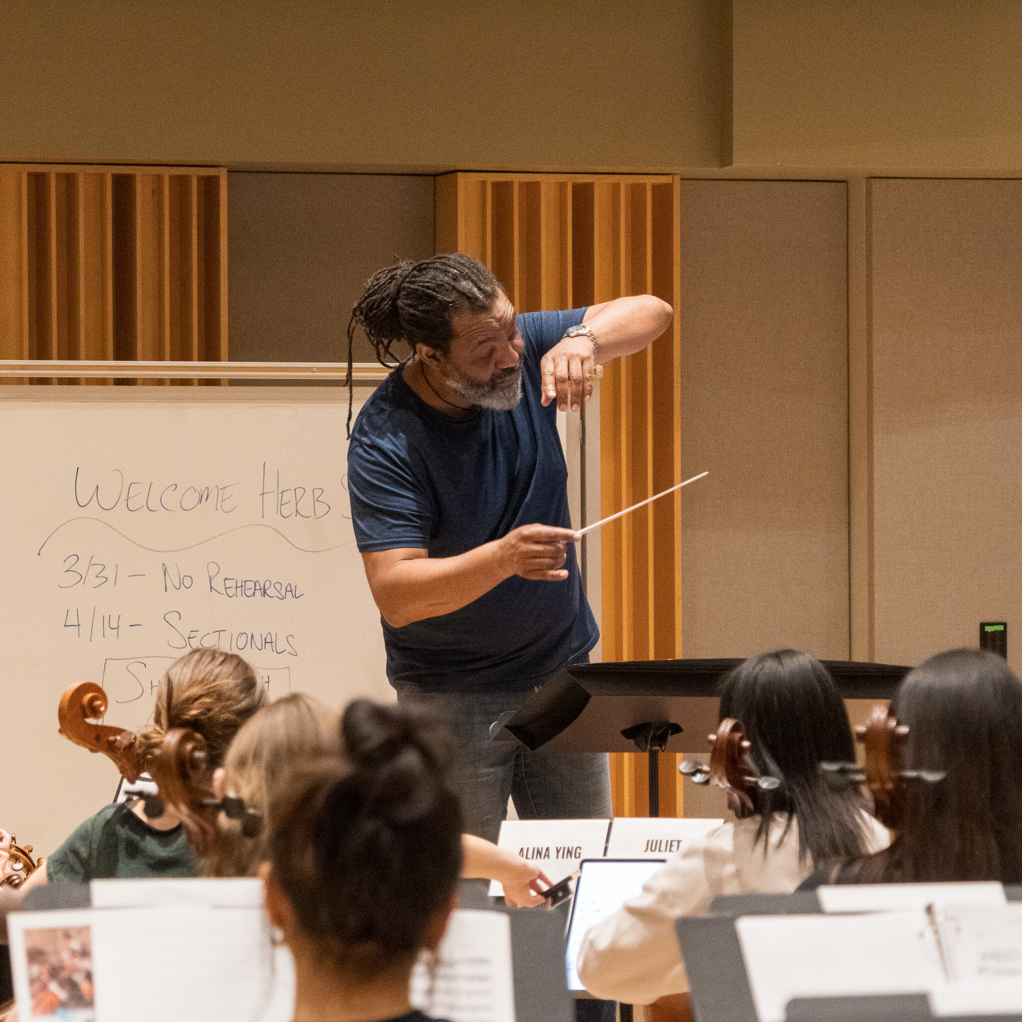 Our RPYO students regularly play with and learn from RPO musicians as part of the program. 

Yesterday, RPO trumpeter Herb Smith led rehearsal for the upcoming concert cycle, &quot;Climb Every Mountain&quot; scheduled on June 9 (Sunday).

Next week (