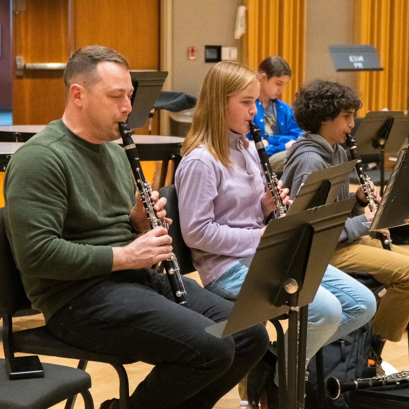 Thank you, Andrew Brown, RPO Third/Bass Clarinetist, for filling in with the clarinet section and rehearsing with us this past Sunday!