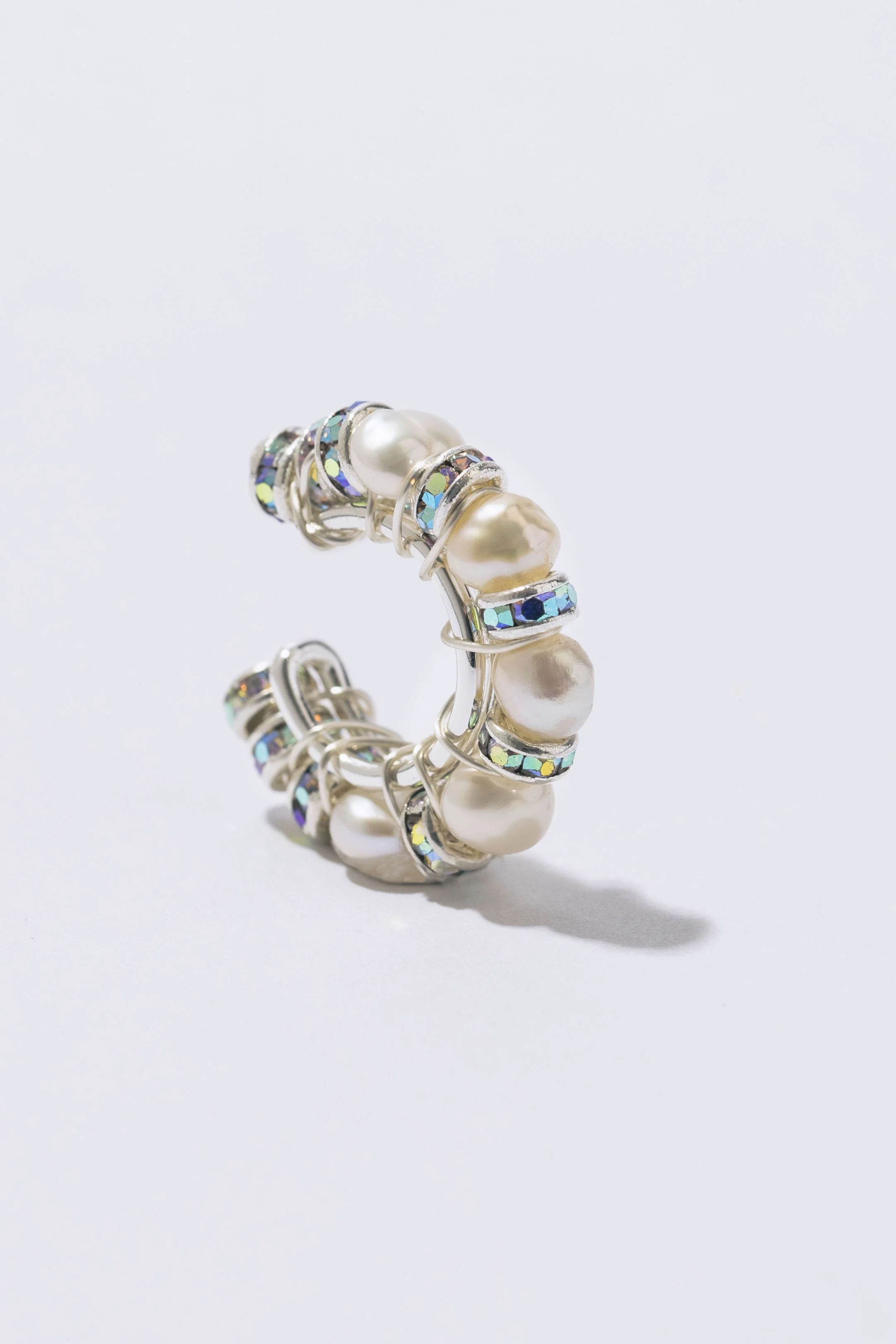 DIAMOND EAR CUFF — PEARL OCTOPUSS.Y