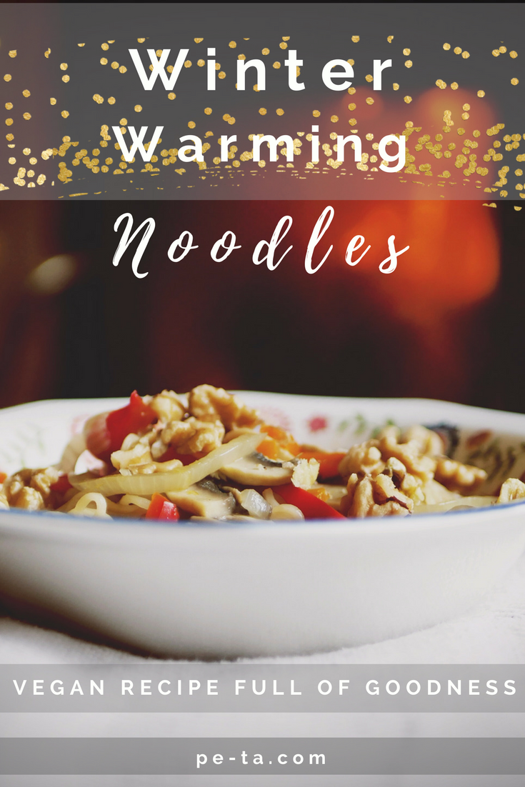 Winter Warming Noodles Recipe - Vegan Friendly